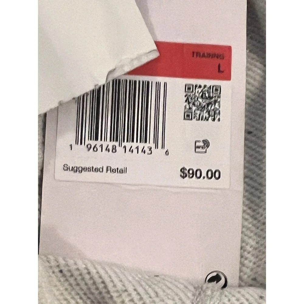 NWT Nike Yoga Training‎ Sweatpants Has Pink Stain Marks Size Large Gray